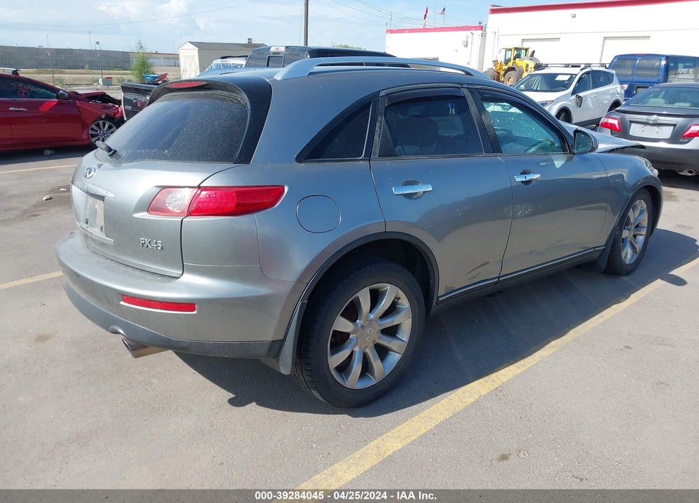 2004 INFINITI FX45 VIN: JNRBS08W74X403675