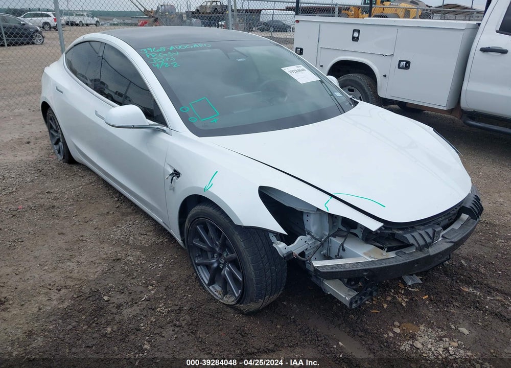 2020 TESLA MODEL 3 LONG RANGE DUAL MOTOR ALL-WHEEL DRIVE VIN: 5YJ3E1EB0LF665582