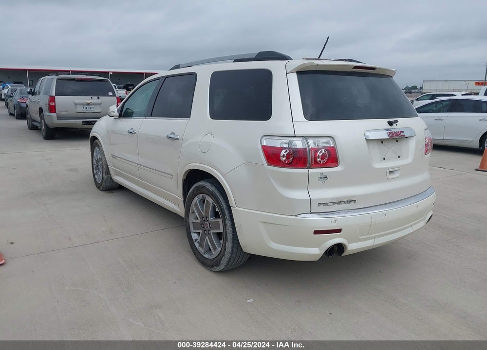 2011 GMC ACADIA DENALI VIN: 1GKKRTED6BJ229408