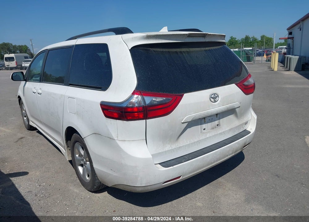 2020 TOYOTA SIENNA LE VIN: 5TDKZ3DC2LS086384