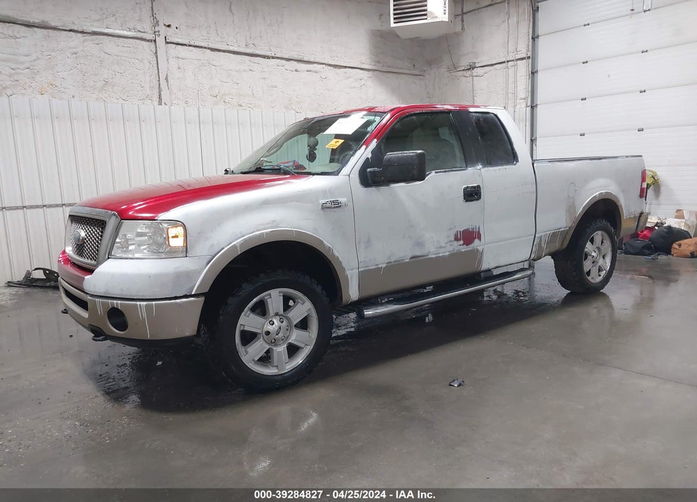 2008 FORD F-150 LARIAT VIN: 1FTPX14V88FB39257