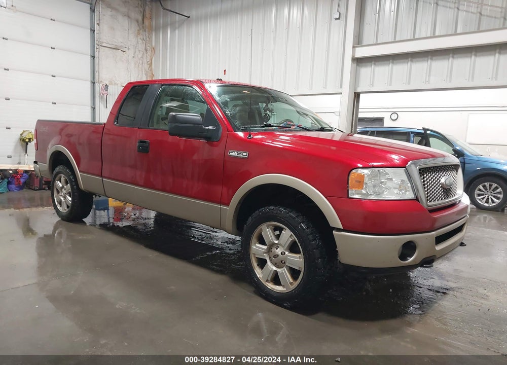 2008 FORD F-150 LARIAT VIN: 1FTPX14V88FB39257