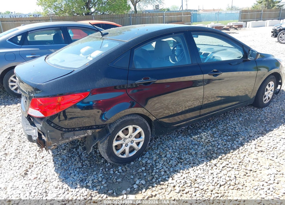 2013 HYUNDAI ACCENT GLS VIN: KMHCT4AE7DU559867