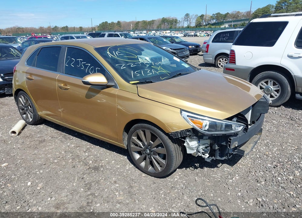 2018 HYUNDAI ELANTRA GT SPORT VIN: KMHH55LCXJU029695
