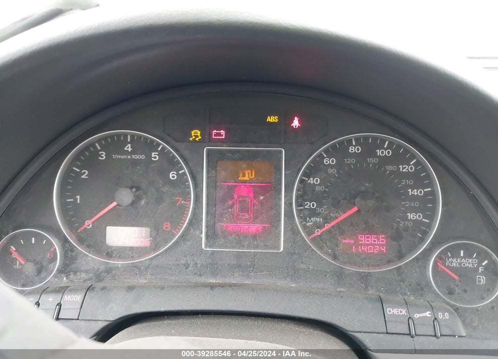 2007 AUDI A4 2.0T VIN: WAUAF78E77A145890