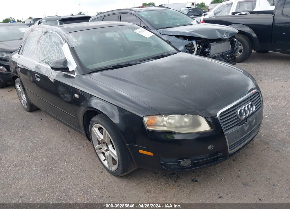 2007 AUDI A4 2.0T VIN: WAUAF78E77A145890