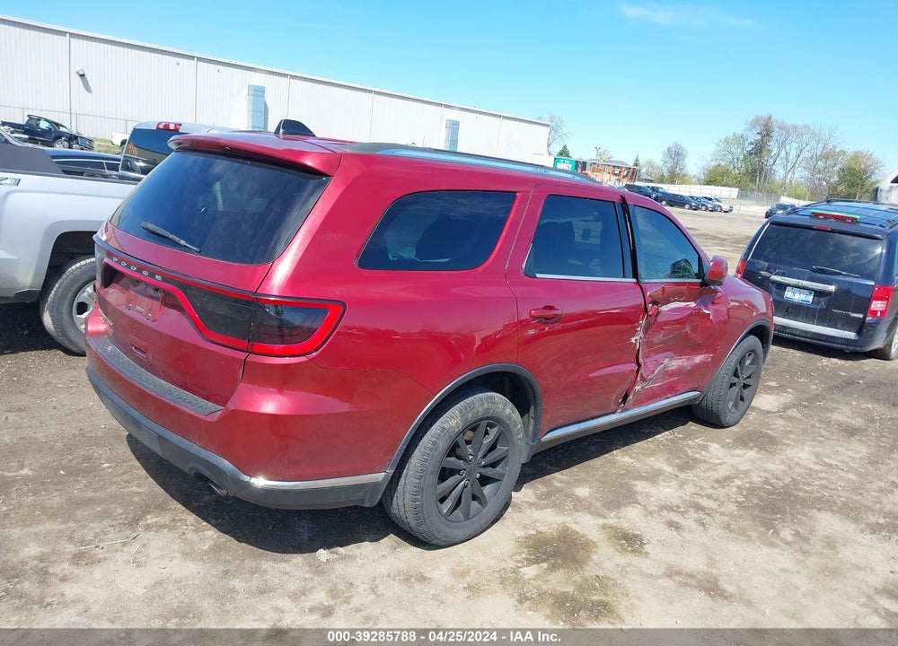 2014 DODGE DURANGO SXT VIN: 1C4RDJAG4EC278614
