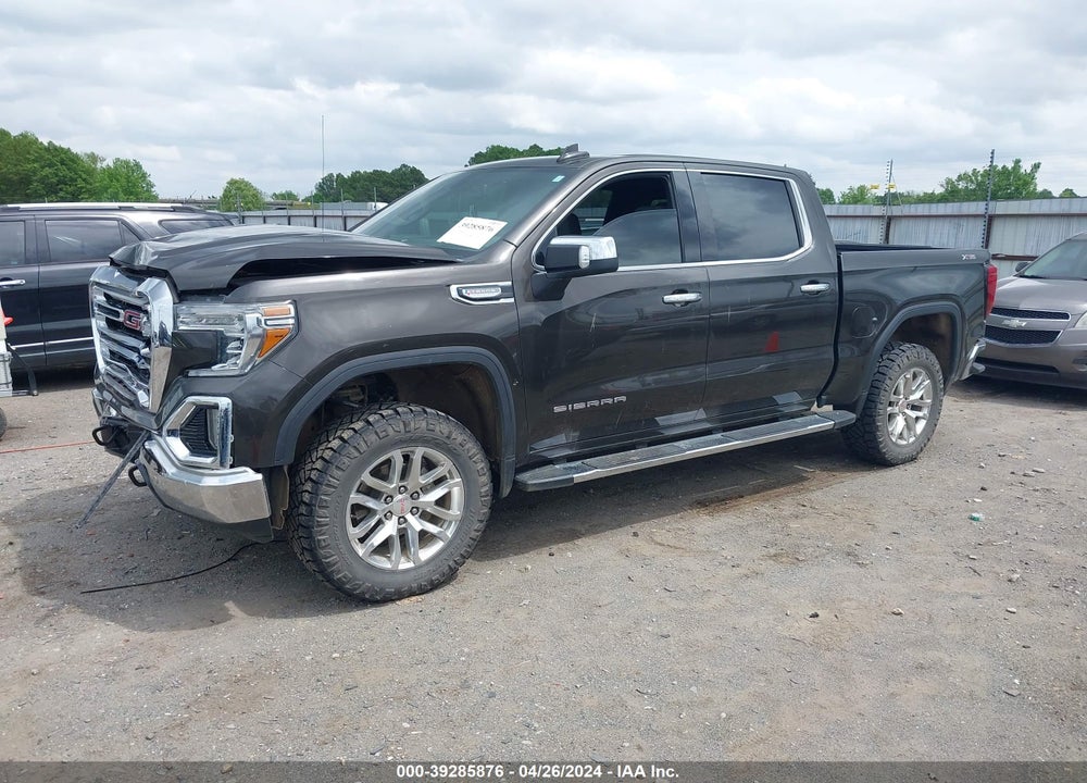 2021 GMC SIERRA 1500 4WD SHORT BOX SLT VIN: 1GTU9DED0MZ134518