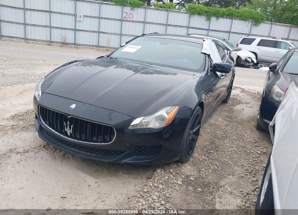 2015 MASERATI QUATTROPORTE VIN: ZAM56RRA3F1142331