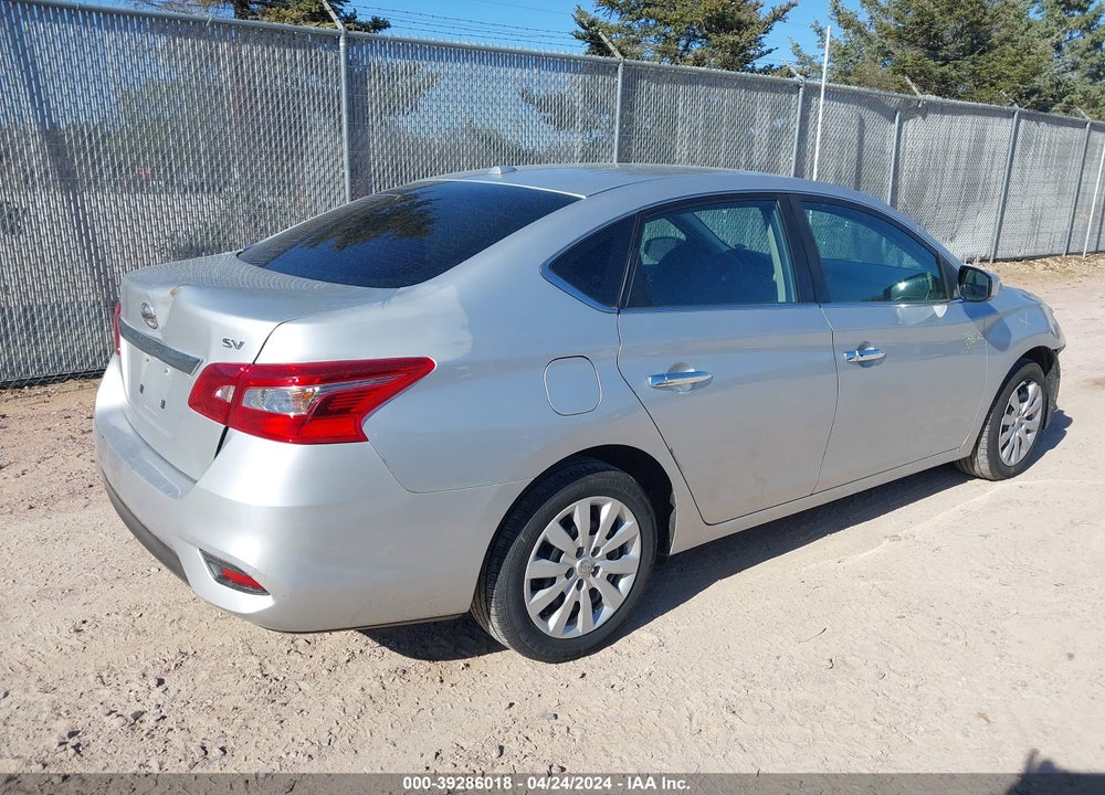 2017 NISSAN SENTRA SV VIN: 3N1AB7AP5HY270493
