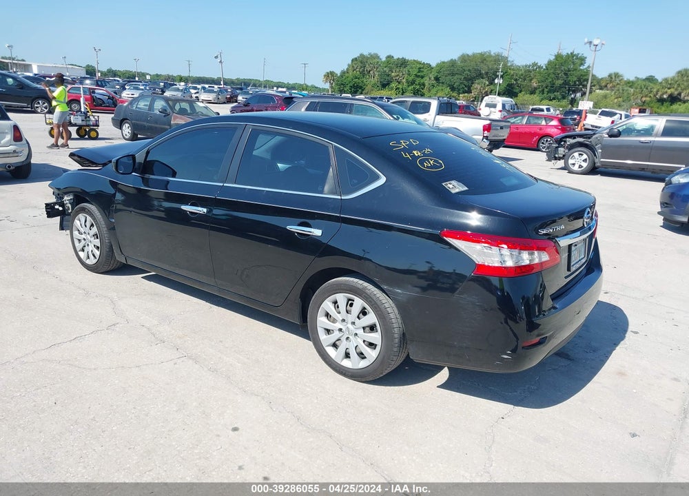 2013 NISSAN SENTRA SV VIN: 3N1AB7AP8DL781753
