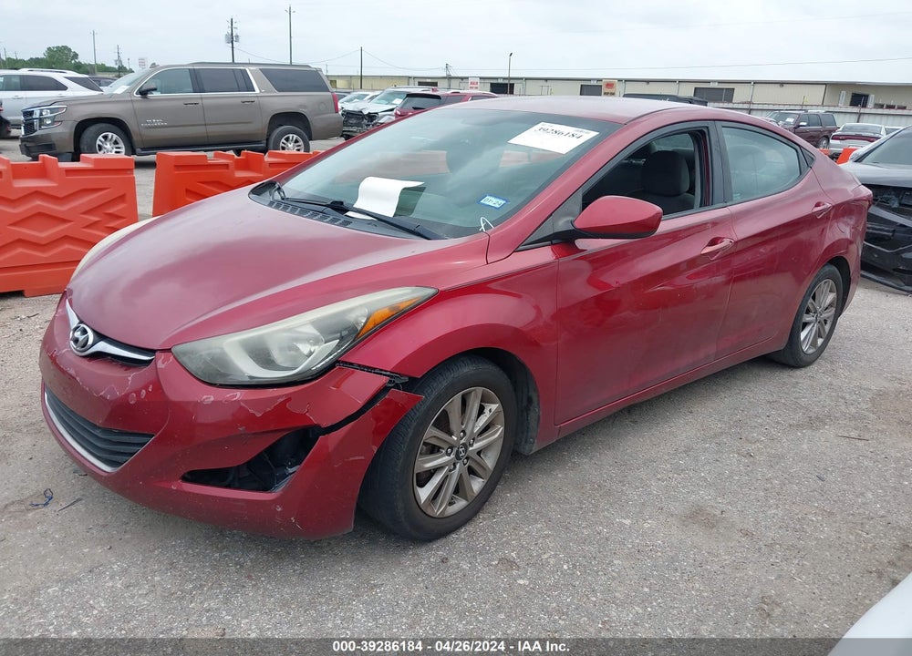 2014 HYUNDAI ELANTRA SE VIN: 5NPDH4AEXEH479856