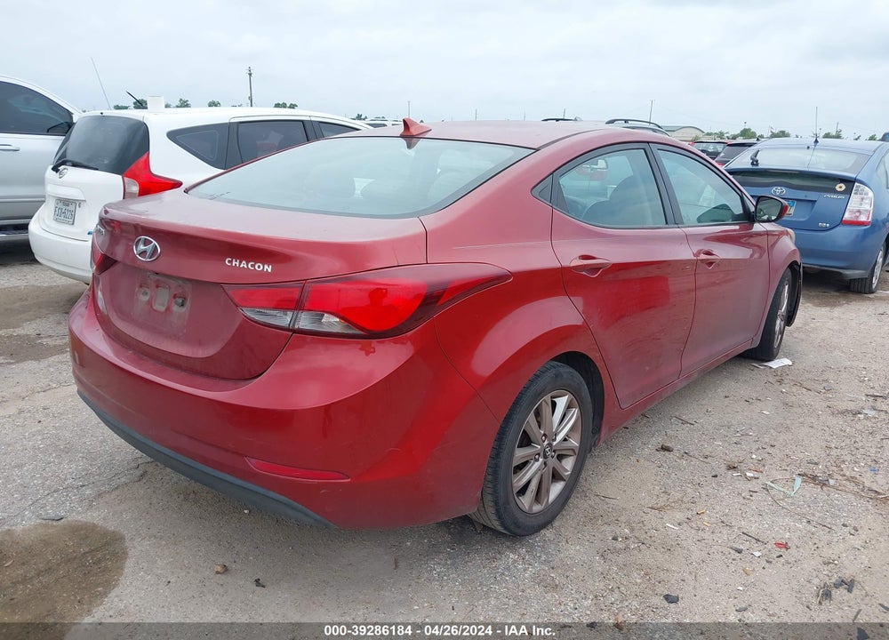 2014 HYUNDAI ELANTRA SE VIN: 5NPDH4AEXEH479856