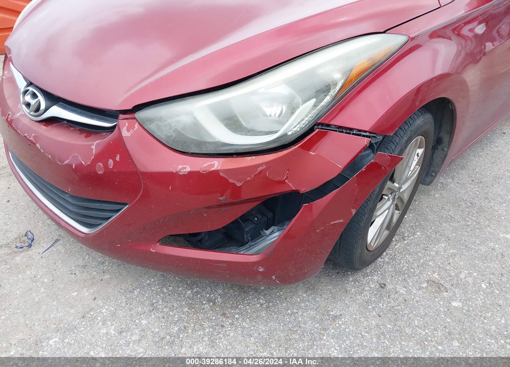 2014 HYUNDAI ELANTRA SE VIN: 5NPDH4AEXEH479856