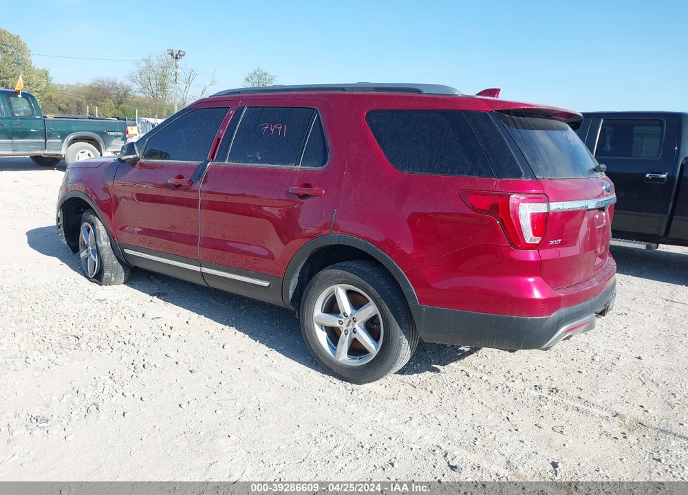 2016 FORD EXPLORER XLT VIN: 1FM5K8D89GGB79182