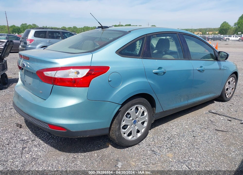 2012 FORD FOCUS SE VIN: 1FAHP3F26CL223516