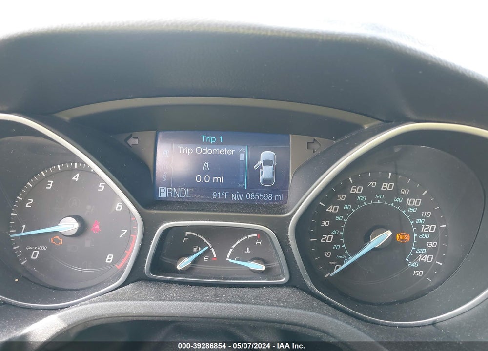 2012 FORD FOCUS SE VIN: 1FAHP3F26CL223516