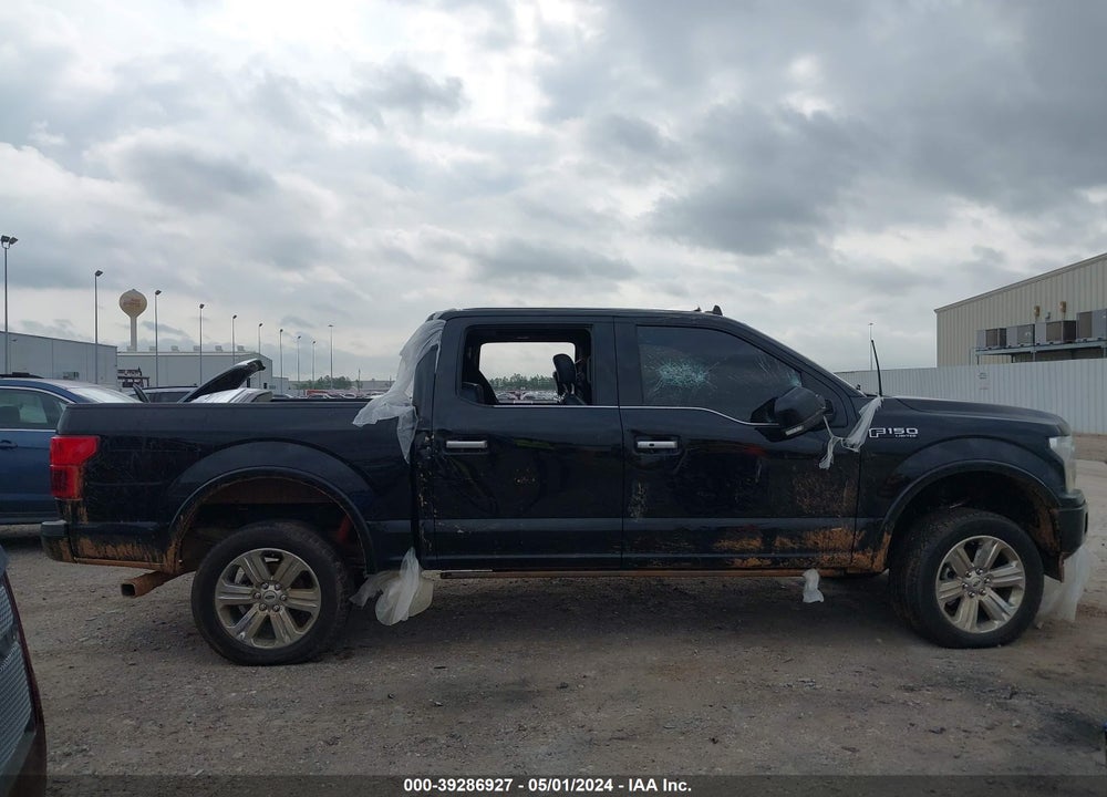 2018 FORD F-150 LIMITED VIN: 1FTEW1EG3JFC43283