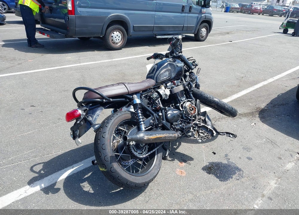 2020 TRIUMPH MOTORCYCLE BONNEVILLE T120/BLACK/BUD EKINS VIN: SMTD40HL7LTAB3514