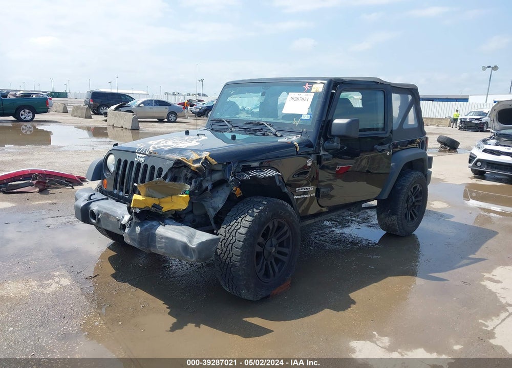 2011 JEEP WRANGLER SPORT VIN: 1J4GA2D10BL551549