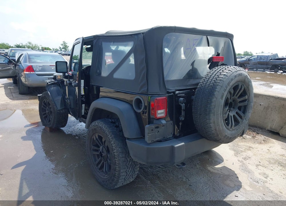 2011 JEEP WRANGLER SPORT VIN: 1J4GA2D10BL551549