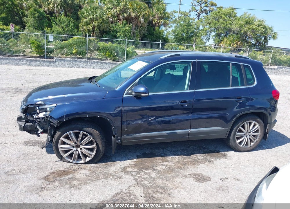 2013 VOLKSWAGEN TIGUAN SE VIN: WVGBV7AX1DW541958