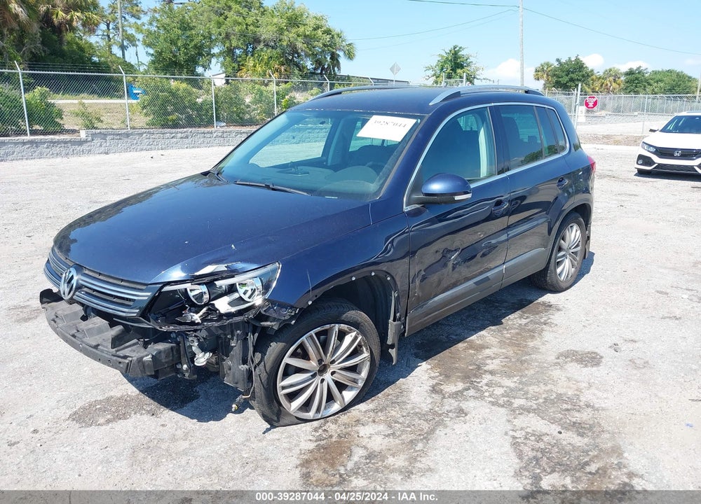 2013 VOLKSWAGEN TIGUAN SE VIN: WVGBV7AX1DW541958
