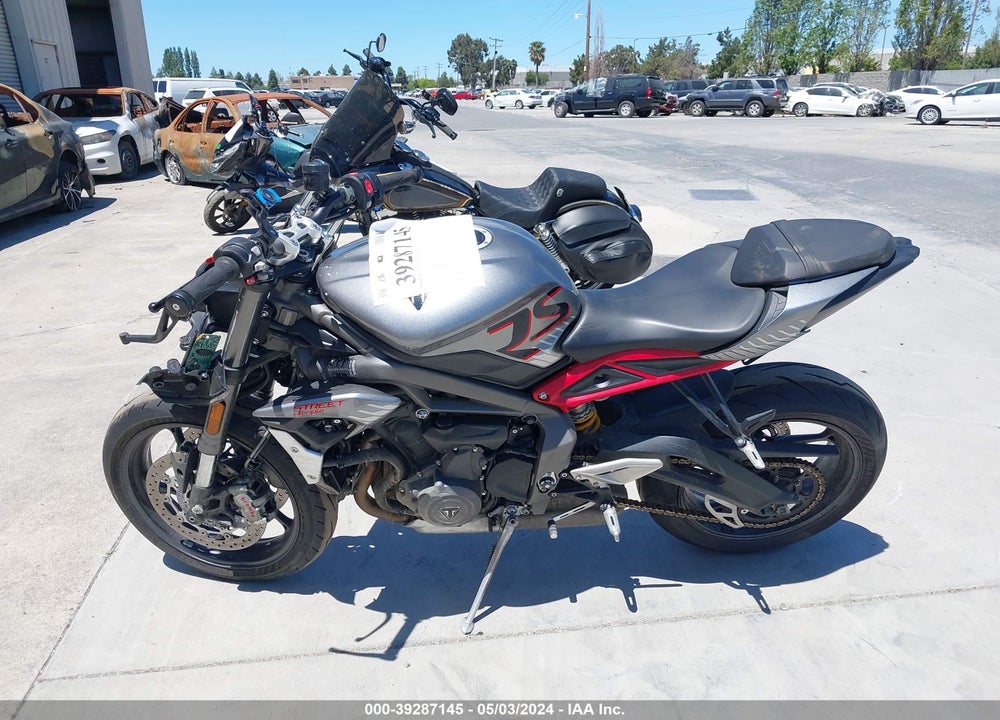 2022 TRIUMPH MOTORCYCLE STREET TRIPLE RS VIN: SMTA554SXNTAV8397