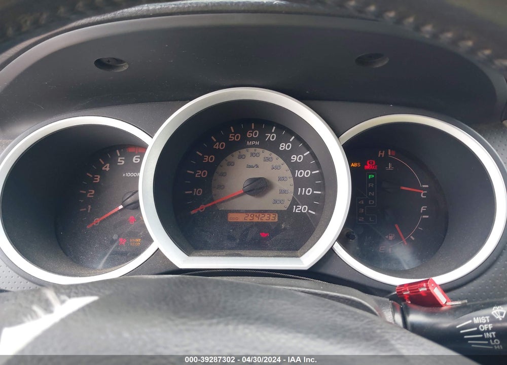 2007 TOYOTA TACOMA PRERUNNER V6 VIN: 3TMJU62N47M040528