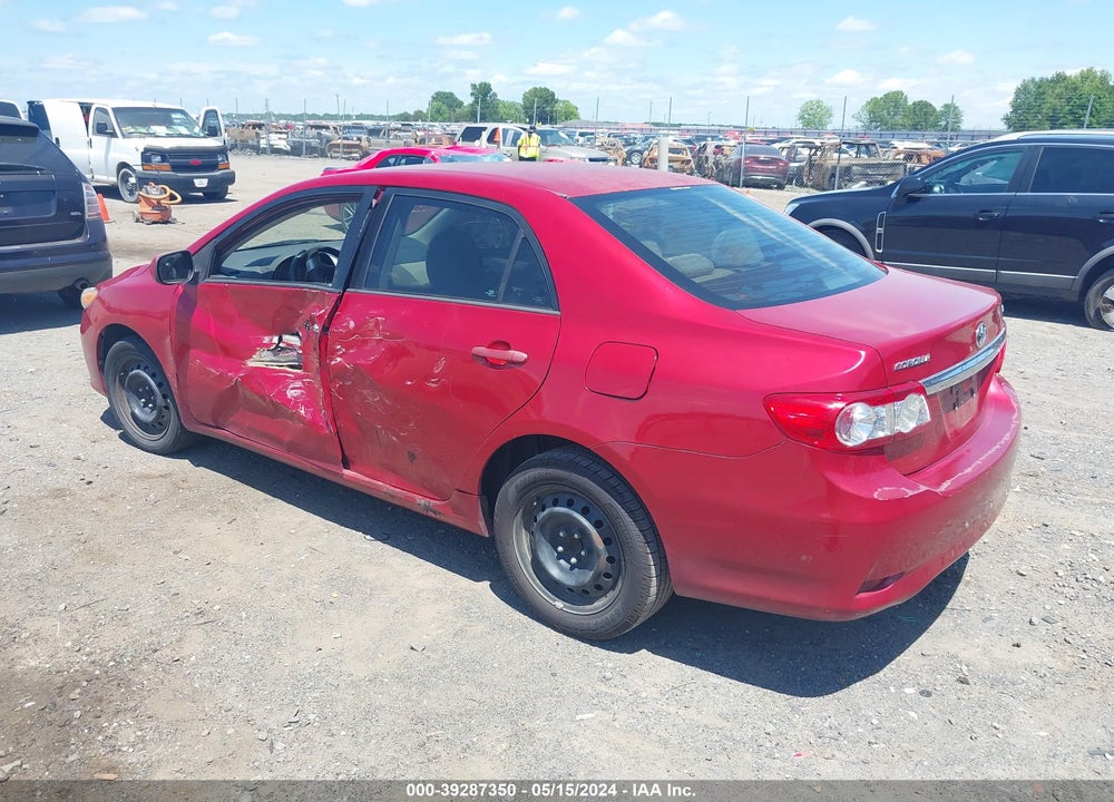 2012 TOYOTA COROLLA LE VIN: 5YFBU4EEXCP051279