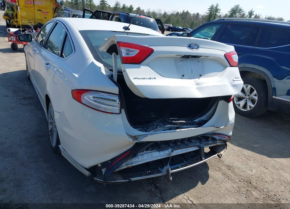 2016 FORD FUSION SE VIN: 3FA6P0H95GR198230