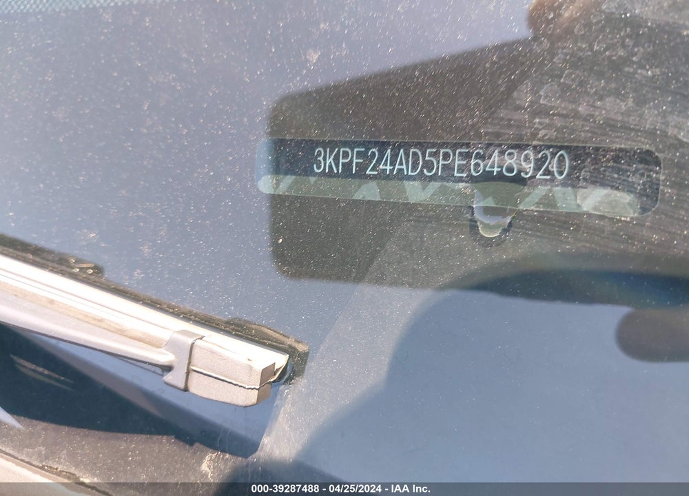 2023 KIA FORTE LXS VIN: 3KPF24AD5PE648920