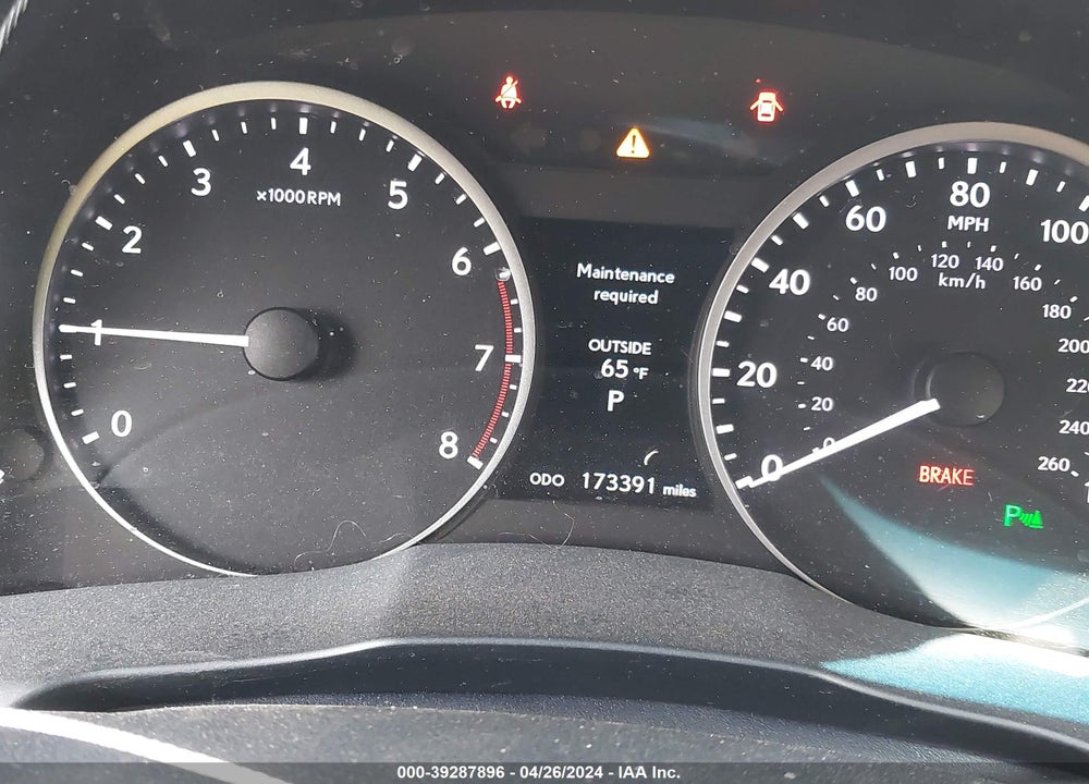 2015 LEXUS ES 350 VIN: JTHBK1GG6F2164683