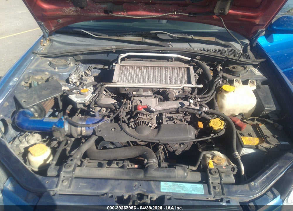 2002 SUBARU IMPREZA WRX SPORT VIN: JF1GG29692H836560