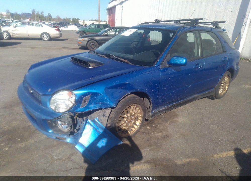 2002 SUBARU IMPREZA WRX SPORT VIN: JF1GG29692H836560