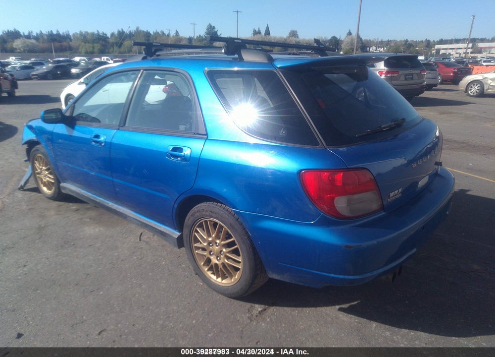2002 SUBARU IMPREZA WRX SPORT VIN: JF1GG29692H836560