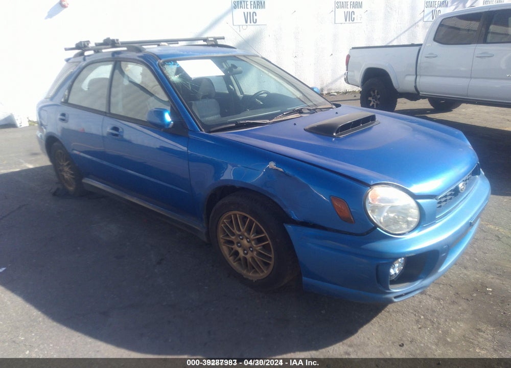 2002 SUBARU IMPREZA WRX SPORT VIN: JF1GG29692H836560