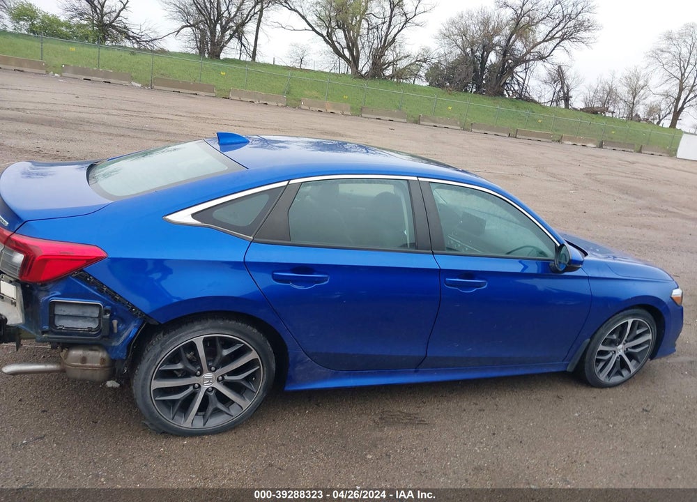 2022 HONDA CIVIC TOURING VIN: 2HGFE1F96NH309726