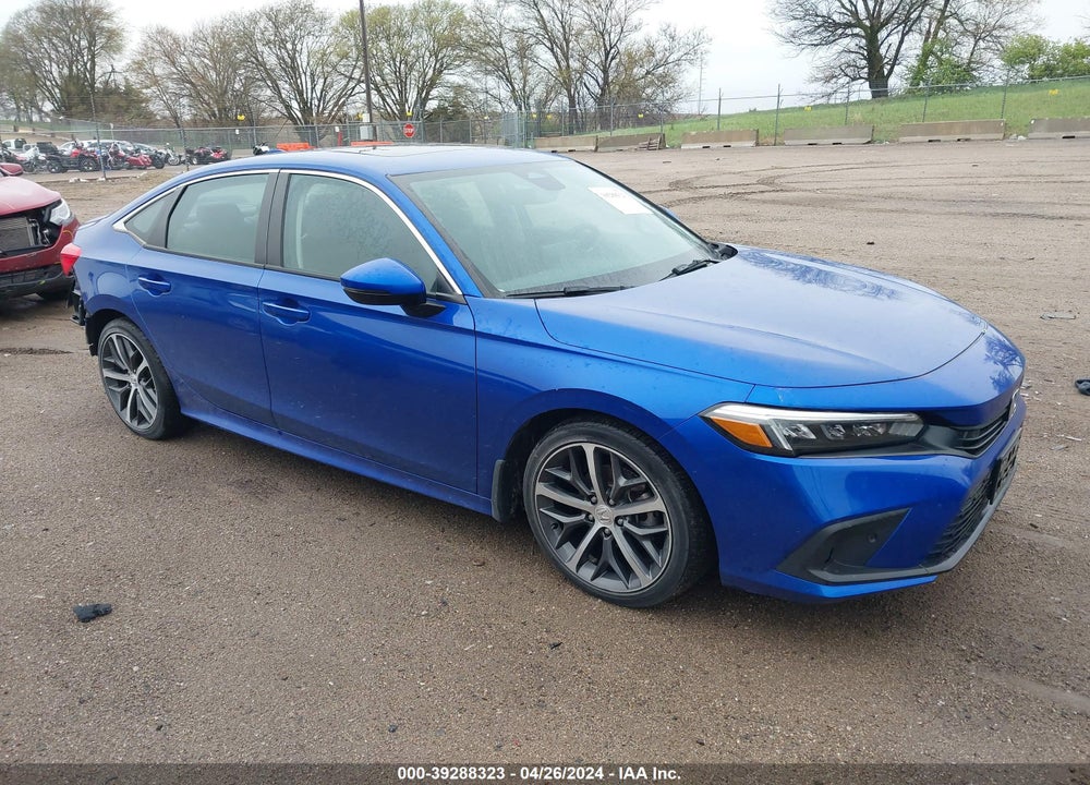 2022 HONDA CIVIC TOURING VIN: 2HGFE1F96NH309726