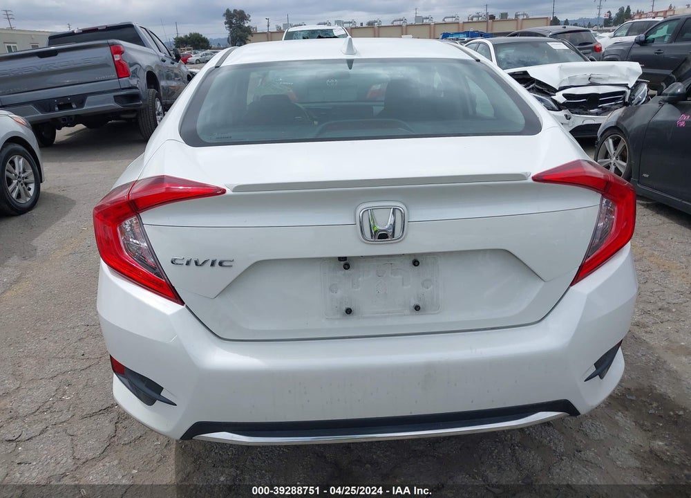 2019 HONDA CIVIC EX VIN: 19XFC1F35KE209009