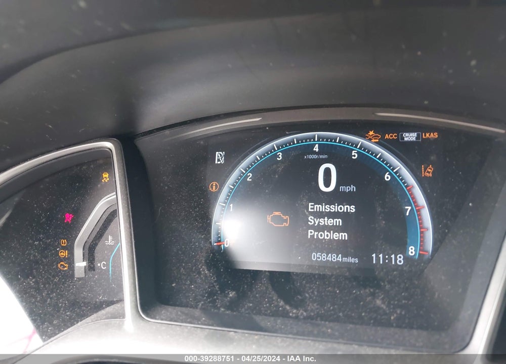 2019 HONDA CIVIC EX VIN: 19XFC1F35KE209009
