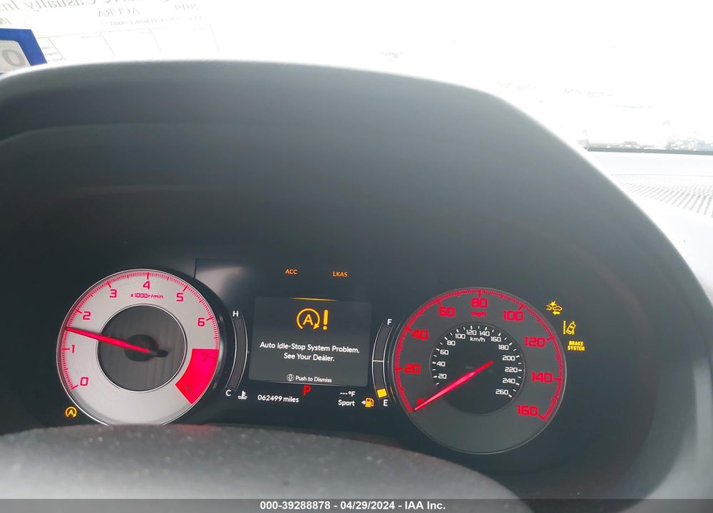 2019 ACURA RDX A-SPEC PACKAGE VIN: 5J8TC1H60KL000327