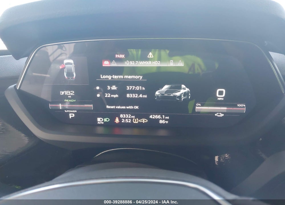 2022 AUDI E-TRON GT PREMIUM PLUS QUATTRO VIN: WAUFJBFW0N7007167