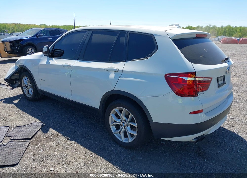 2013 BMW X3 XDRIVE28I VIN: 5UXWX9C55D0A30247