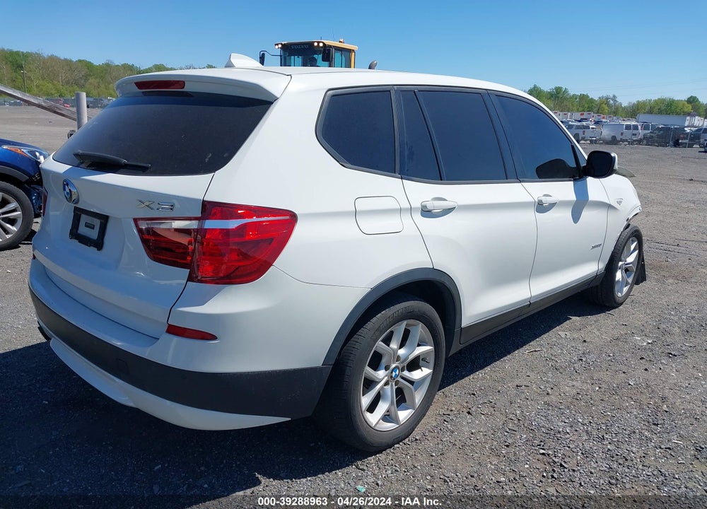 2013 BMW X3 XDRIVE28I VIN: 5UXWX9C55D0A30247