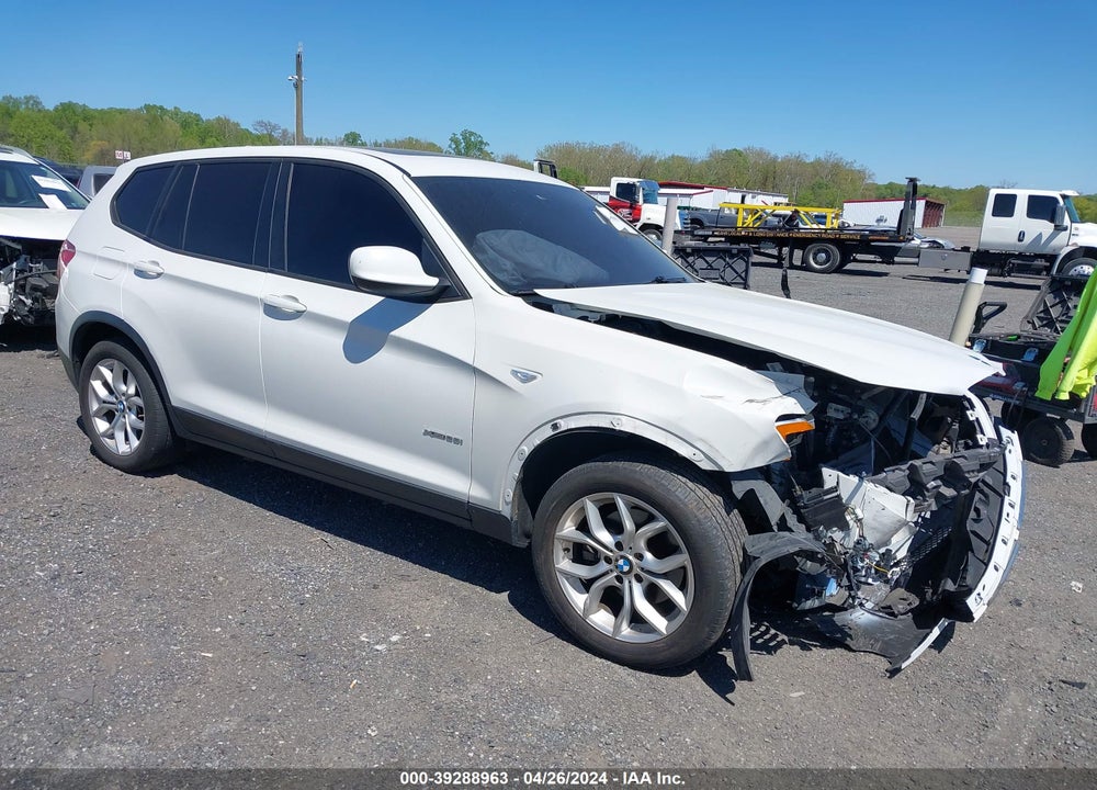 2013 BMW X3 XDRIVE28I VIN: 5UXWX9C55D0A30247