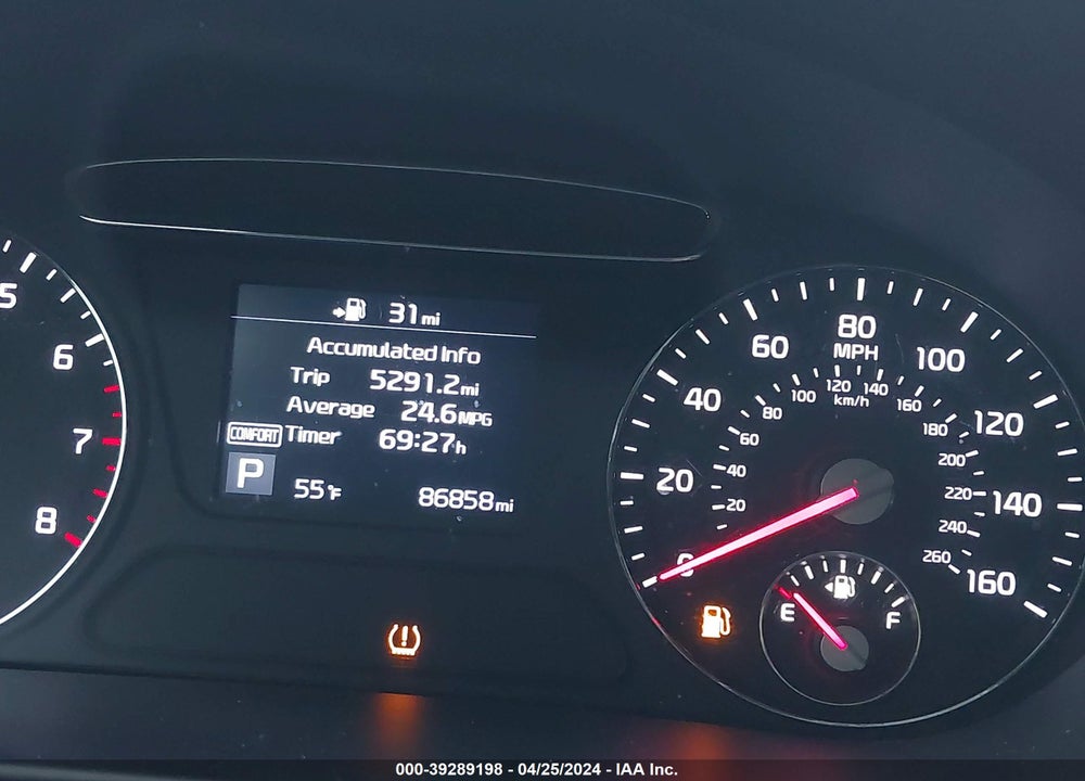 2019 KIA SORENTO 2.4L LX VIN: 5XYPG4A3XKG542715