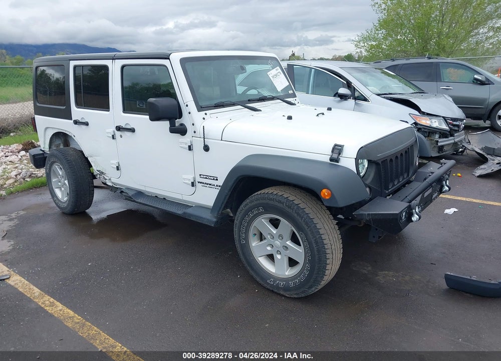 2015 JEEP WRANGLER UNLIMITED SPORT VIN: 1C4BJWDG5FL621807