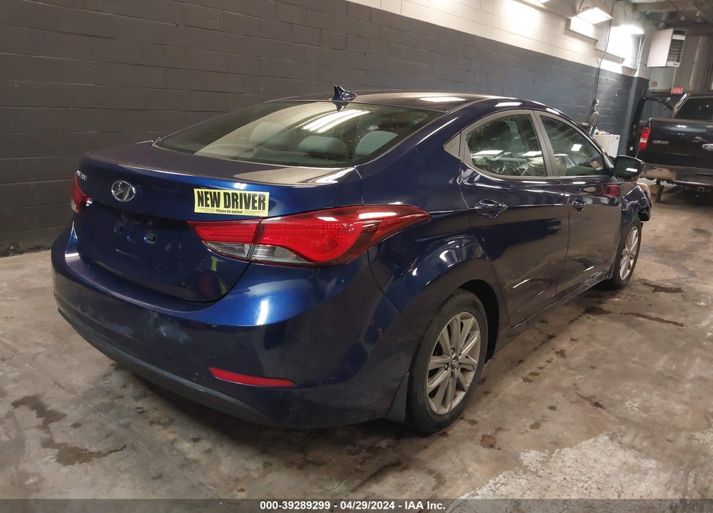2014 HYUNDAI ELANTRA SE VIN: 5NPDH4AE0EH538543