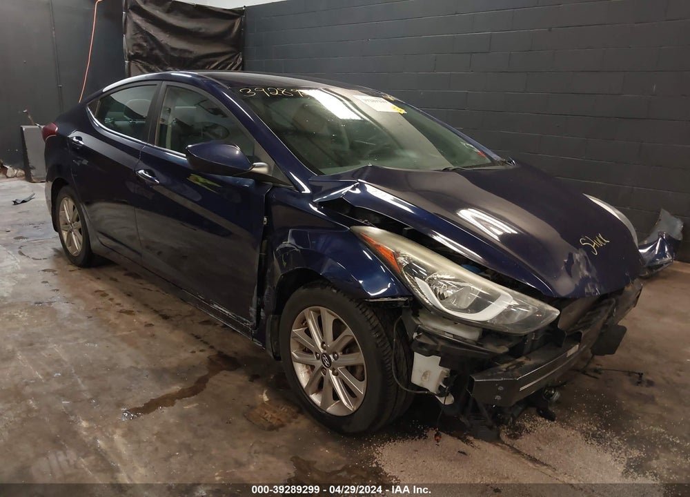 2014 HYUNDAI ELANTRA SE VIN: 5NPDH4AE0EH538543